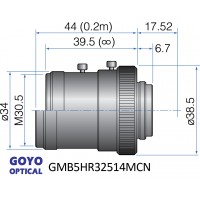 2/3-inch Format Ultra-High Resolution 5 Megapixel Lens